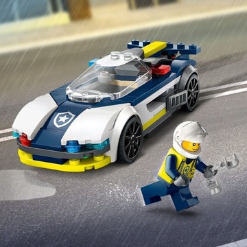 LEGO CITY 60415 MUSCLE CAR ПОЛИЦЕЙСКАЯ ПОГОНЯ ПОДАРОК