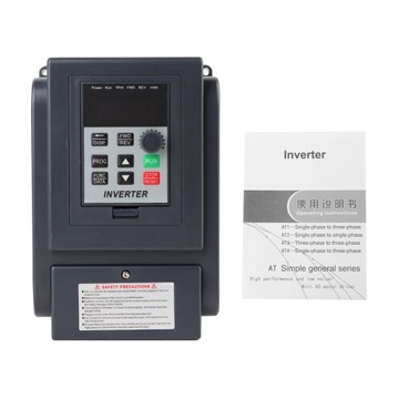 Инвертор VFD для трехфазного двигателя напряжением 1,5кВт