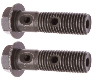 Śruba Śruby Końcówka Przewodu Hamulcowego Pompy Zacisku Długa 10x1.25mm 2X