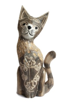 FIGURKA KOTEK 20cm Indonezja /352/