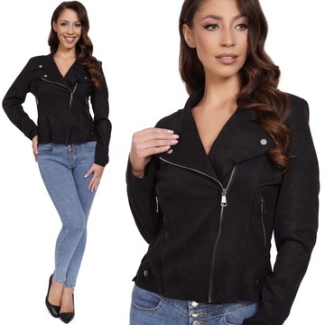 176_ XL/42 _ КУРТКА РАДИАТОР ИЗ ЗАМШЕВОЙ КОЖИ