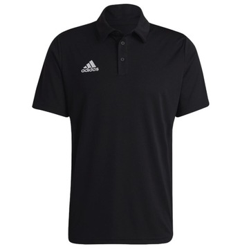 Koszulka męska adidas Entrada 22 Polo czarna HB5328 Koszulka męska adidas E