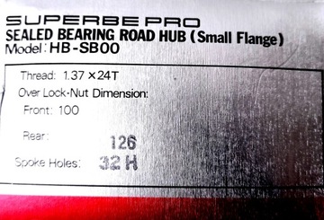 NOWE piasty Suntour Surperbe Pro HB-SB00 32h Freewheel 100/126 mm BOX