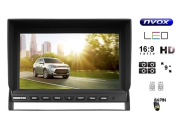 Автомобильный монитор или отдельно стоящий 9-дюймовый ЖК-дисплей