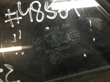 MAZDA 323 BJ SKLO (OKNO) TROJŮHELNÍK LEVÝ ZADNÍ