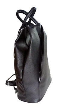 Муниципальный женский рюкзак с карманами черный свет