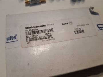 Коаксиальный фильтр нижних частот NLP-800+ Мини-схемы