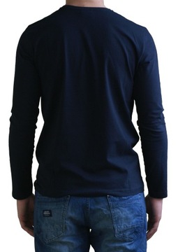 Футболка с длинными рукавами LONGSLEEVE, Темно-синий, M