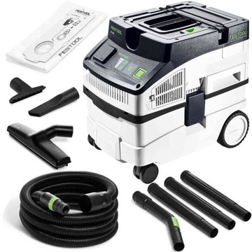 ODKURZACZ PRZEMYSŁOWY WARSZTATOWY CLEANTEC CT 15 E-SET FESTOOL 577415