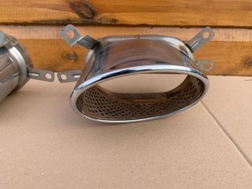 AUDI A6 RS6 C7 NAKŁADKI KOŃCÓWKI WYDECHU TŁUMIKA CHROM 4G9253823 4G9253824