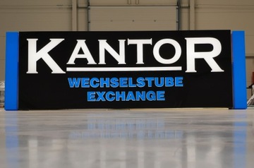 Выпуклый рекламный короб со светодиодной подсветкой, 100х50см.