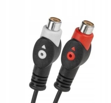 Kabel 1 x RCA wtyk - 2 gniazda RCA 0.2m