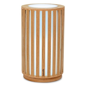 Kwietnik donica doniczka dębowa z lameli 53 cm LED