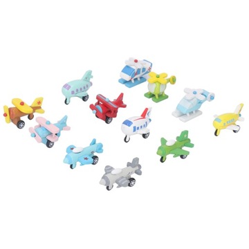 Деревянные игрушки-самолеты из 12 предметов Головоломки Fun Simulation UB