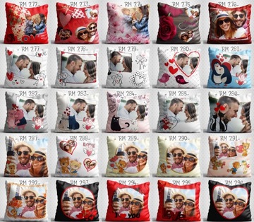 Фото Подушка с фотографией ко Дню святого Валентина Любовь