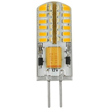 Żarówka LED G4 3W=20W biały ciepły DC 12V