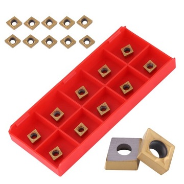10X PŁYTKI NÓŻ TOKARSKI CNC CCMT060204-HM YBC251