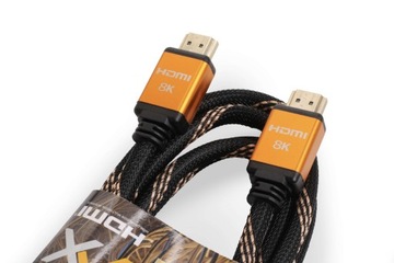 КАБЕЛЬ С ОПЛЕТКОЙ 8K КАБЕЛЬ HDMI-HDMI OFC 1,8 м v2.1 UHD