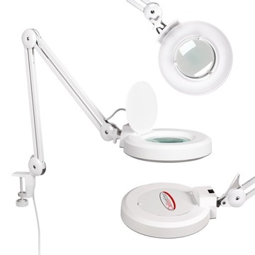 LAMPA KOSMETYCZNA DERMATOLOGICZNA LUPA 8dpi 120LED