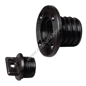 KOREK SPUSTOWY 26,3/40 MM CZARNY