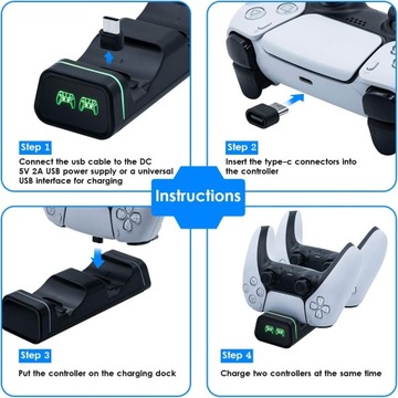 Stacja dokująca ładowarka kontrolera do PS5 XBOX