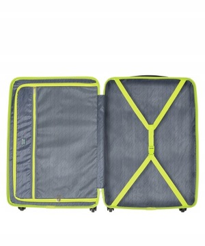 Большой дорожный чемодан на колесах из твердого ABS PUCCINI Lime ABS021A 5B
