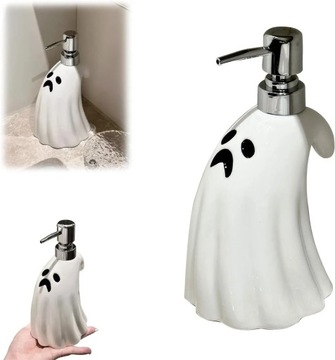 Dozownik na mydło/żel Halloween - duża pojemność, łazienka, hotel, dom