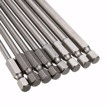 Длинные биты TORX, 8 шт., набор ключей 200 мм, 1/4 дюйма