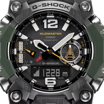 Zielony zegarek Casio G-Shock Mudmaster Carbon Core GWG-B1000-3AER