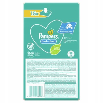 Салфетки влажные Pampers Fresh Clean 15х80 шт.