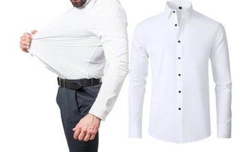 Koszula Męska Elegancka Wizytowa do garnituru KOSZULA Casual SLIM FIT