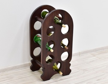 Колониальная винная стойка из массива палисандра, Индия