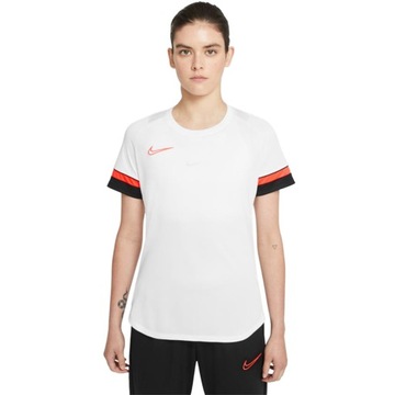 Koszulka damska Nike Df Academy 21 Top Ss biała CV2627 101 L
