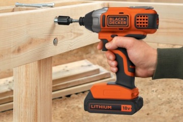 Дрель-шуруповерт BLACK DECKER BDCHD18 + ударный винтоверт BDCIM18