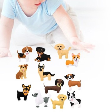 Zestawy do szycia filcowego Zrób własne pluszowe zwierzę DIY Szycie dla dzieci Pies