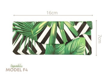 ТОНКИЙ ПЛОСКИЙ СКЛАДНОЙ ЧЕХОЛ ДЛЯ ОЧКОВ MONSTERA