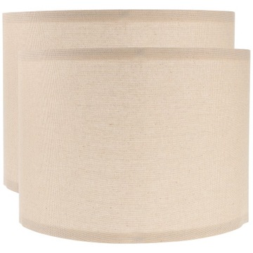 Klosze lamp wiszących z tkaniny lnianej