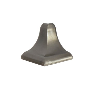 NAROŻNIK ZAWNĘTRZNY Listwy Przyblatowej MINI CHROM