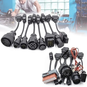 ZESTAW ADAPTERÓW KABLI AUTOCOM DELPHI DS150E 16szt