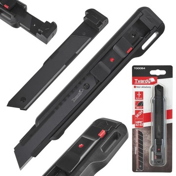 NÓŻ DO TAPET UNIWERSALNY NOŻYK ŁAMANY PROFI 100x18x0.5mm TVARDY EASYGRIP