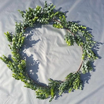 гирлянда самшит эвкалиптовое украшение 170 см весеннее пасхальное украшение