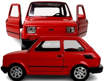 Autko Resorak FIAT 126p MALUCH stare samochody PRL resoraki kolekcjonerskie