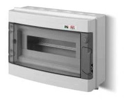 EP-LUX PLUS ROZDZIELNIA PLASTIKOWA NT 13M N+PE IP40 IK08 214X303X118 DRZWI
