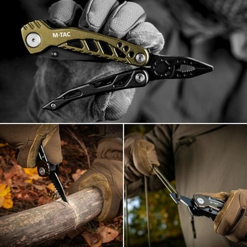 Мультитул M-Tac 7in1 Type 2 Зеленый/Черный + кобура