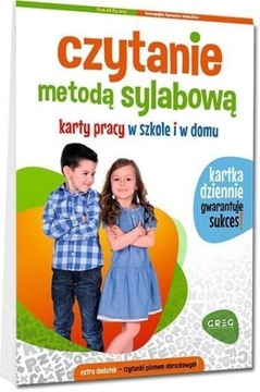 Czytanie metodą sylabową GREG Karty pracy