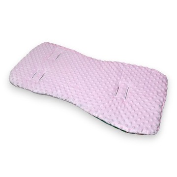 ВСТАВКА ДЛЯ КОЛЯСКИ, УНИВЕРСАЛЬНАЯ, ДВУХСТОРОННЯЯ, ХЛОПКОВЫЙ И МИНКИ ЦВЕТА