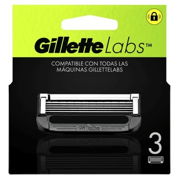 GILLETTE LABS WKŁADY DO MASZYNKI 3 SZTUKI