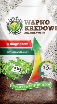 WAPNO KREDOWE GRANULOWANE ODWKASZAJĄCE GLEBĘ Z MAGNEZEM 5KG