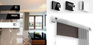 Карниз системы TOP LINE - МАТОВЫЙ ЧЕРНЫЙ - 300 см