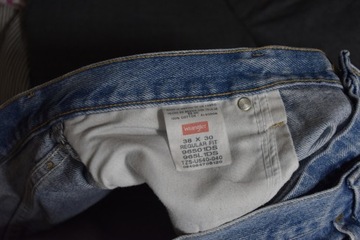 Wrangler Straight Fit spodnie męskie W38L30 vintage denim jeans